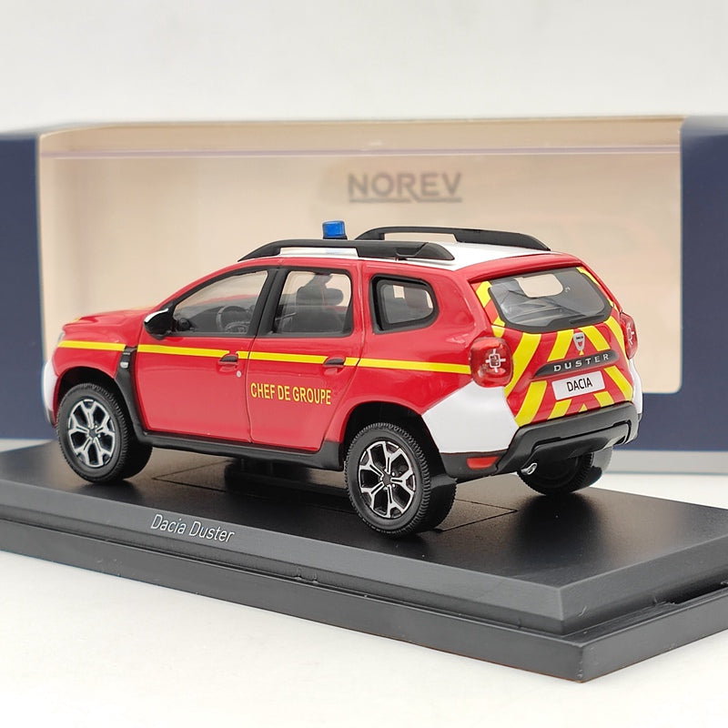 Norev 1/43 Dacia Duster 2018 POMPIERS Chef de Groupe Fire Brigade Diecast Models