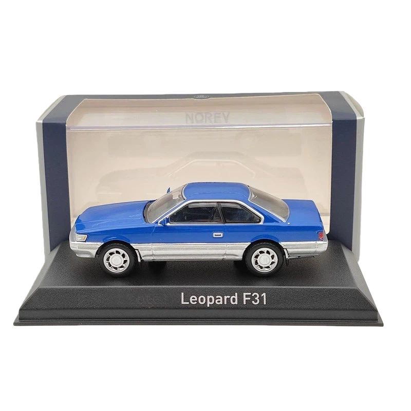Norev 1/43 Leopard F31 1986 Blue Diecast Model Car Limited Collection Hobby Gift