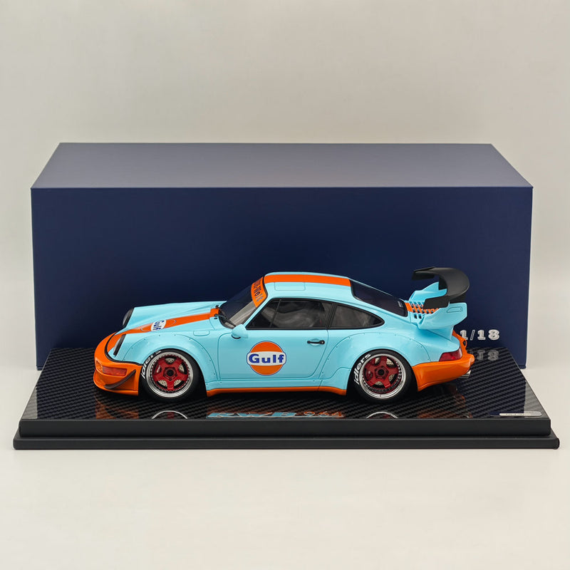 *RARE* TGM Model 1/18 RWB Porsche 911 964 Blue Gulf TGM18003 Resin Limited Edition Collection