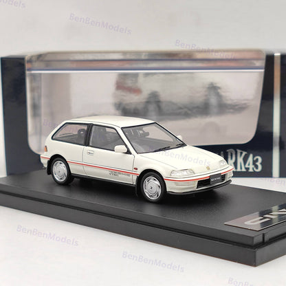 Mark43 1:43 CIVIC VTEC EF9 SiR II White PM4396W Resin Model Car Limited Edition