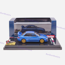 1/64 Hobby Japan Subaru Impreza 22B STi Version GC8 With Engine HJ641041BL Blue