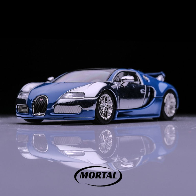 Pre-sale Mortal 1:64 Bugatti Veyron Super Sport Diecast Toys Car Models Collection Gifts Detachable Back Cover