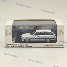 Mortal 1:64 BMW E34 M5 TOURING Wagon Openable Hood 2025 HEC Miniature Diecast Toys Car Models Collection Gifts White