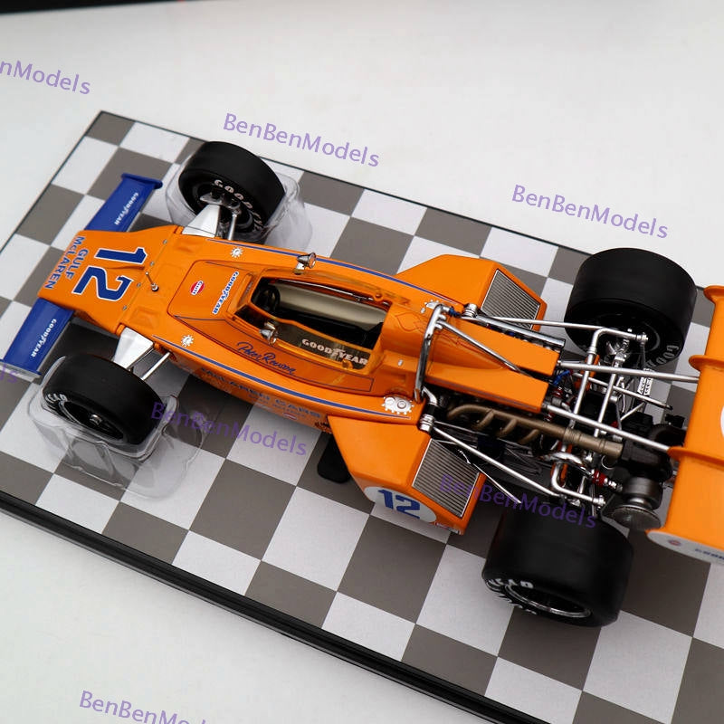 1:18 Replicarz 1972 Indianapolis 500 Peter Revson #12 R184826 Diecast Orange