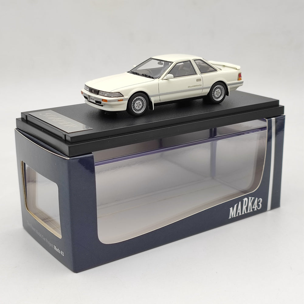 Mark43 1/43 Toyota Soarer 2.0GT-Twin Turbo GZ20 1986 White PM4359W Resin Model Car Edition Gift