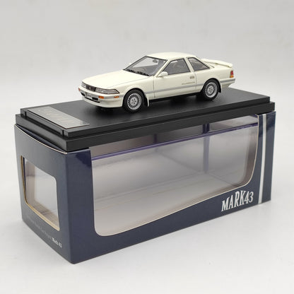 Mark43 1/43 Toyota Soarer 2.0GT-Twin Turbo GZ20 1986 White PM4359W Resin Model Car Edition Gift