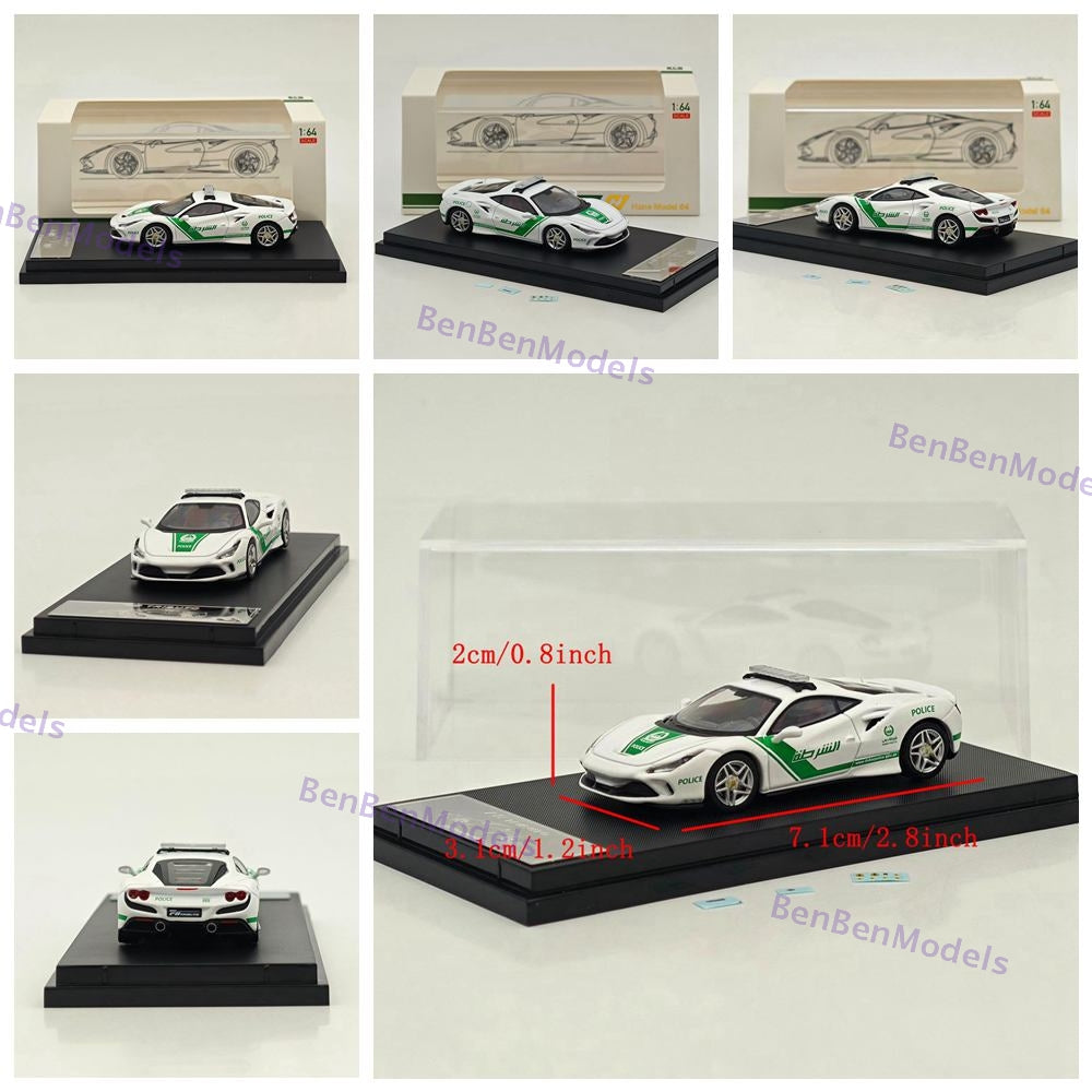 1/64 Hone Model F8 Tributo Supercar Diecast Model Car Limited Collectible Hobby