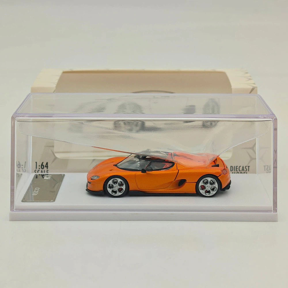 Rhino Model RM 1:64 CC850 Orange Super Racing Sports Model Diecast Metal Car