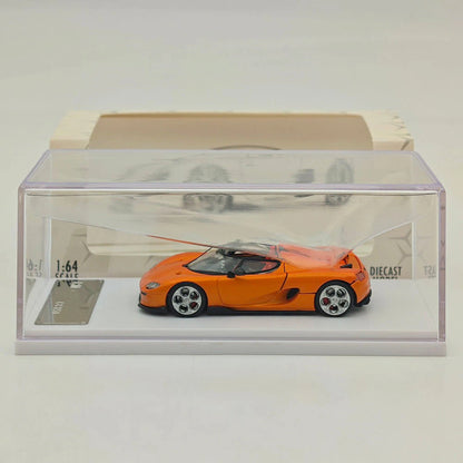 Rhino Model RM 1:64 CC850 Orange Super Racing Sports Model Diecast Metal Car
