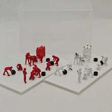 1/43 Scale F1 Pit Crew Resin Figures 12pcs Set for Racing Car Model Diorama
