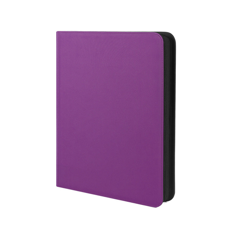 Multi-color PU Leather Card Album 252 Pockets Zippered TCG Storage Bind