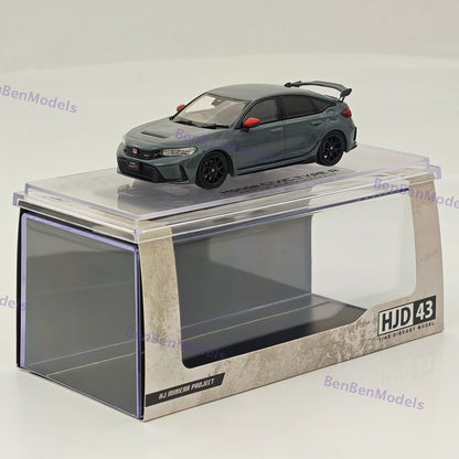 1/43 Hobby Japan HJD43 CIVIC TYPE R (FL5) RACING BLACK Package Genuine Option