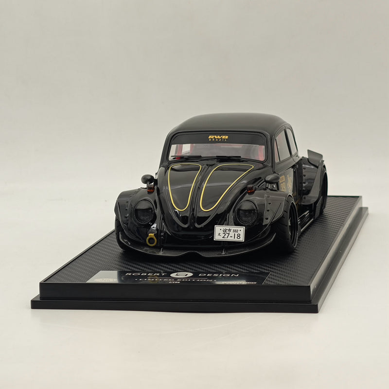 1/18 RAM Collectibles Volkswagen VW Beetle RWB JPS Robert Design Resin Black