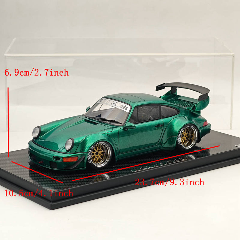 *RARE* TGM Model 1/18 RWB Porsche 911 964 Metallic Green TGM18002 Resin Limited Edition Collection