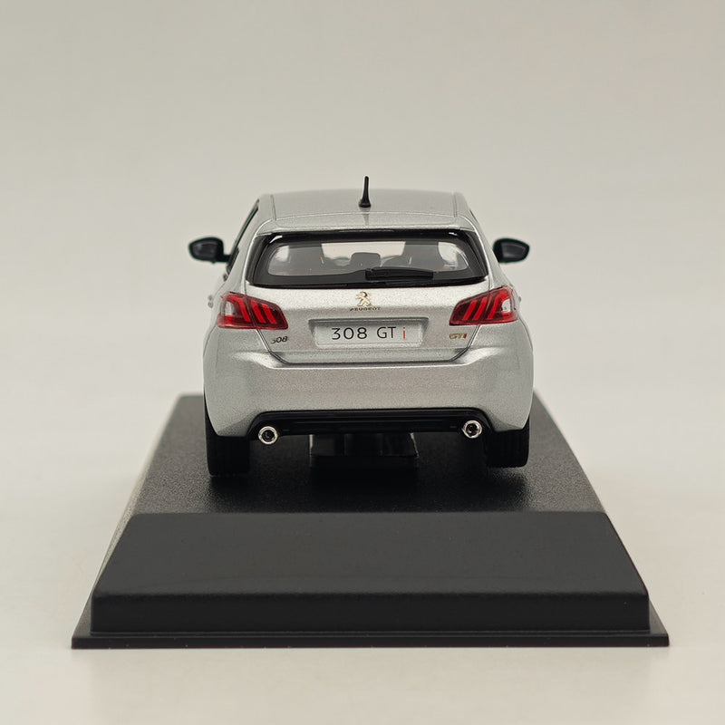 1/43 Norev Peugeot 308 GTi SPORT VERSIO Silver Diecast Model Cars Collection