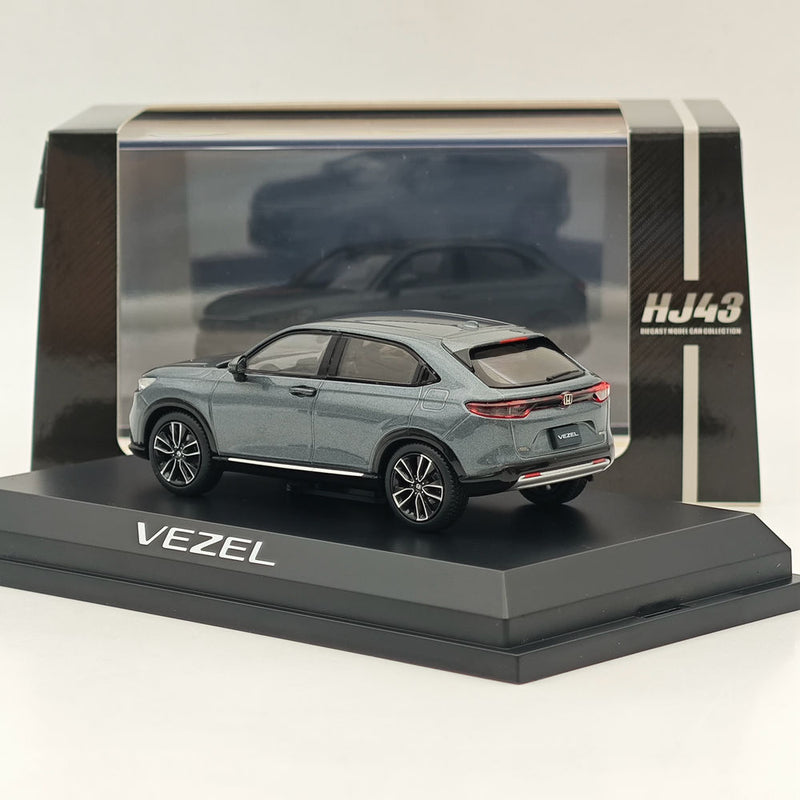 Hobby Japan 1/43 Honda VEZEL e:HEV Z Meteoroid Gray (M) HJ432002GM Diecast Model