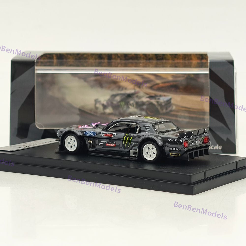 1:64 SW Ford Mustang 1965 Hoonicorn RTR V3 HORZON / KamaZ trailer Car Diecast