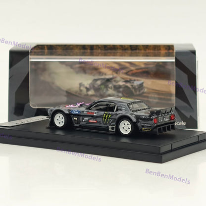 1:64 SW Ford Mustang 1965 Hoonicorn RTR V3 HORZON / KamaZ trailer Car Diecast