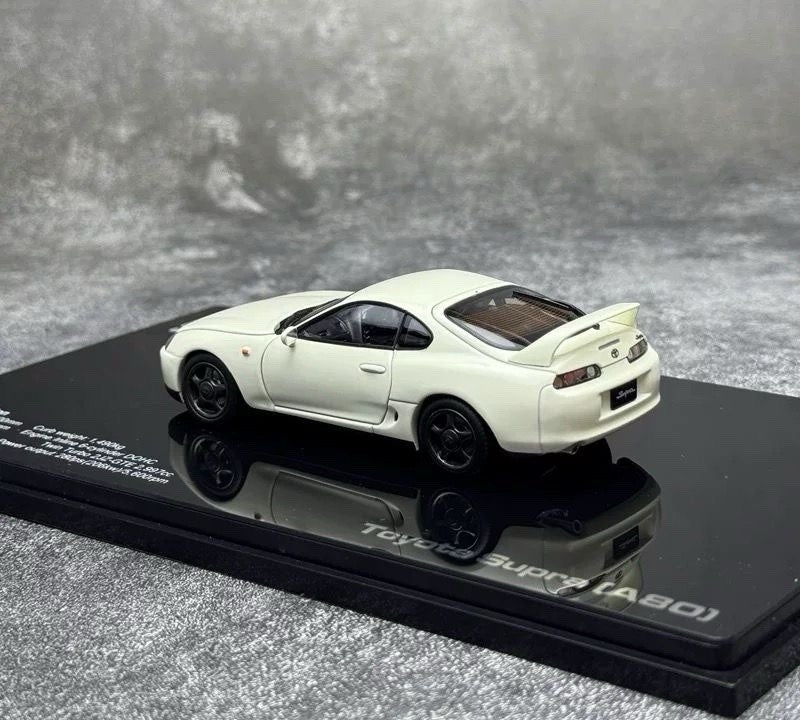 LCD 1:43 Toyota Supra A80 Alloy Fully Open Diecast Car Model Collectible Gifts
