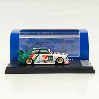 SW 1:64 M3 E30 LTO Widebody Modified Coupe Racing Sports Diecast Model Car Limited Edition