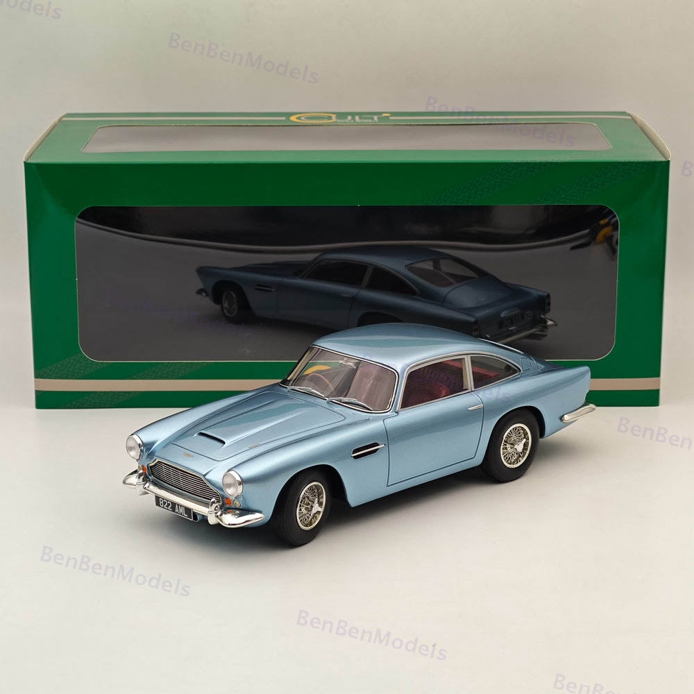 CULT 1:18 Aston Martin DB4 Blue Metallic Resin Model Car Collection CML062-1