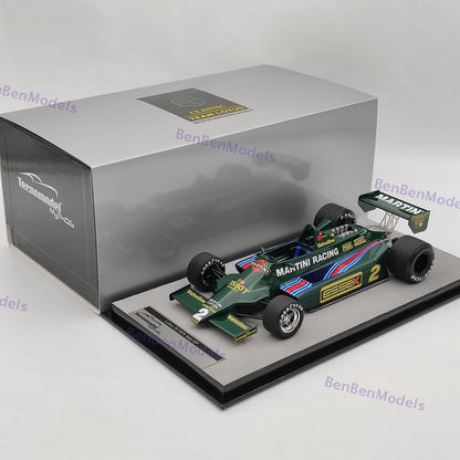 1/18 Tecnomodel Mythos Series Lotus 79 1979 ltaly GP #1 Carlos Rentemann Resin