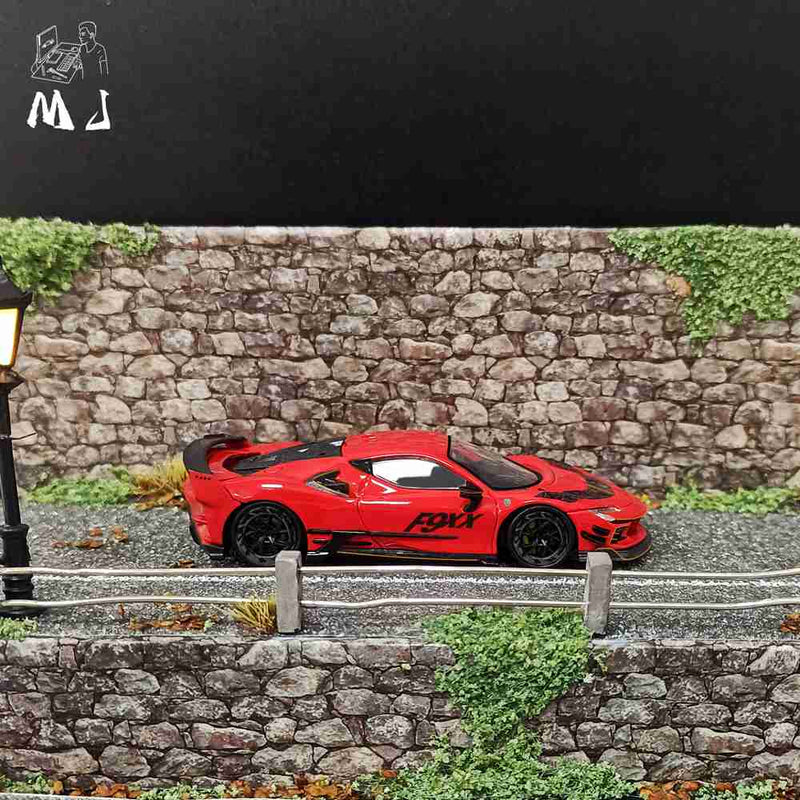 MJ 1/64 Ferrari Mansory F9XX  Hardtop/Convertible Diecast Car Models Collection Gifts Limited Edition