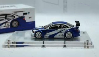 1:64 DCM BMW M3 GTR E46 NFS TECKWRAP APAXPO ZESTEK Diecast Models Car Colletible