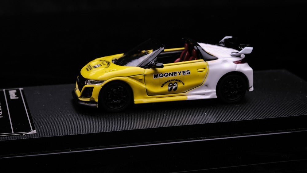 Voiture décapotable Honda S660 Mugen Master 1:64 moulée sous pression, jouets, modèles de voitures, collection, miniatures, cadeaux de loisirs