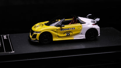 Voiture décapotable Honda S660 Mugen Master 1:64 moulée sous pression, jouets, modèles de voitures, collection, miniatures, cadeaux de loisirs