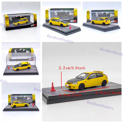 Hobby Japan 1/64 Civic TYPE R (EK9) Project D Diorama Set HJ642016DA Diecast