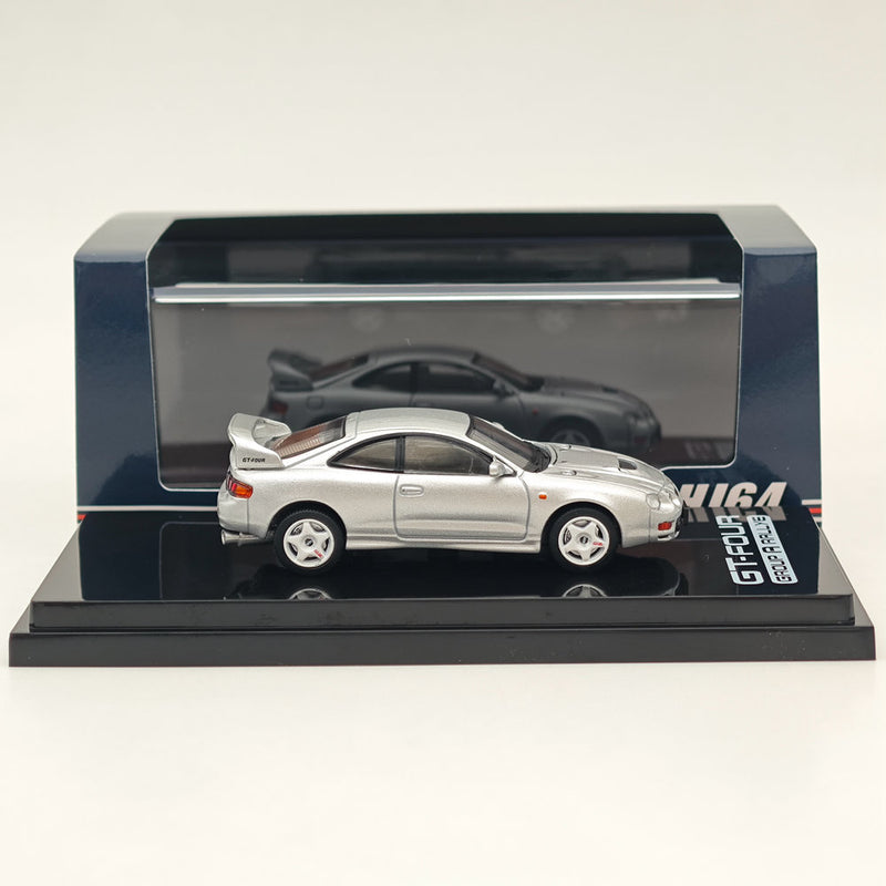 Hobby Japan 1/64 Toyota CELICA GT-FOUR (ST205) JDM STYLE SILVER HJ642064AS Diecast Models Car Collection