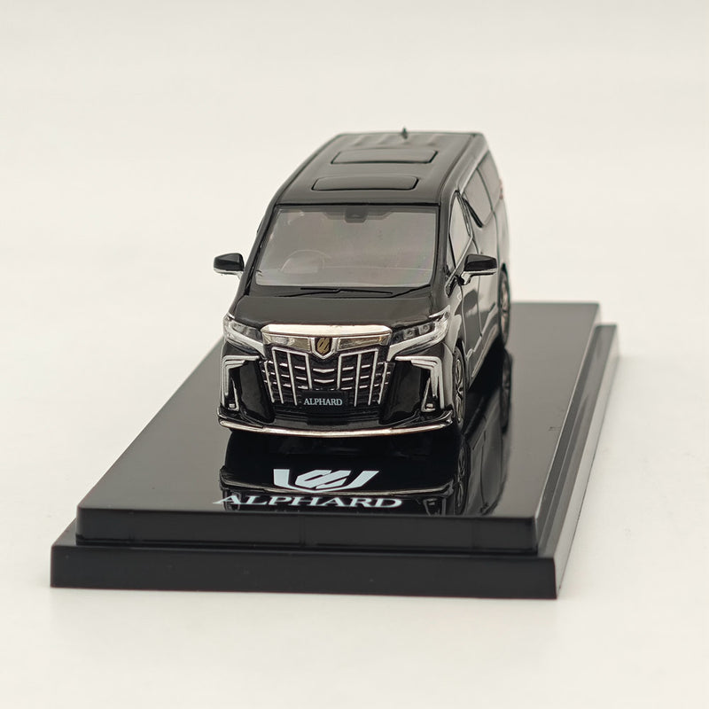 1/64 Hobby Japan Toyota ALPHARD Customized Ver. with Sunroof Black Diecast Model