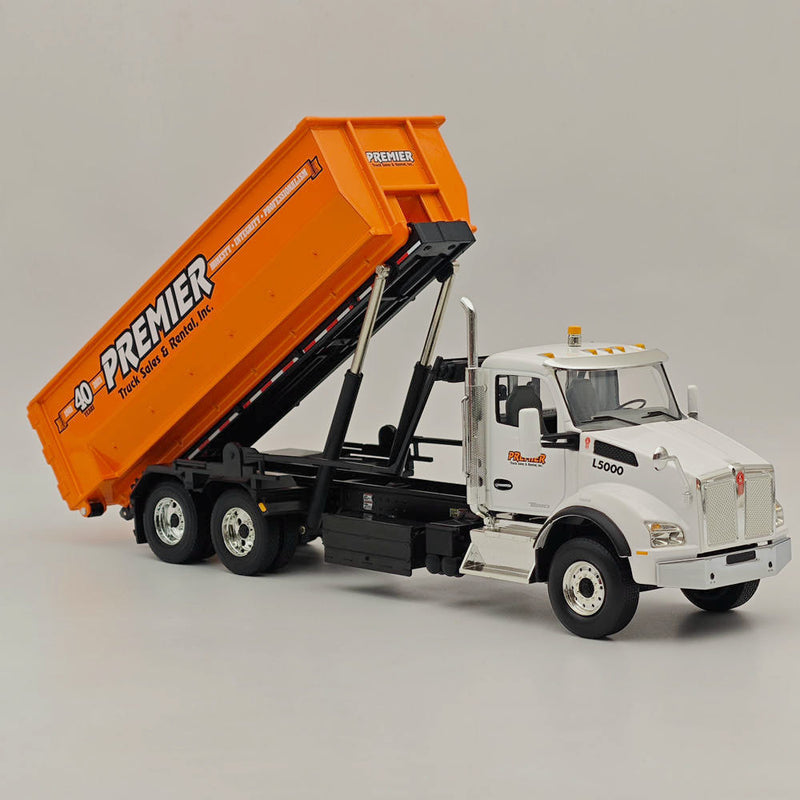 FIRST 1/34 KENWORTH T880 WITH TUB-STYLE ROLL-OFF CONTAINER 10-4241 DIECAST Truck