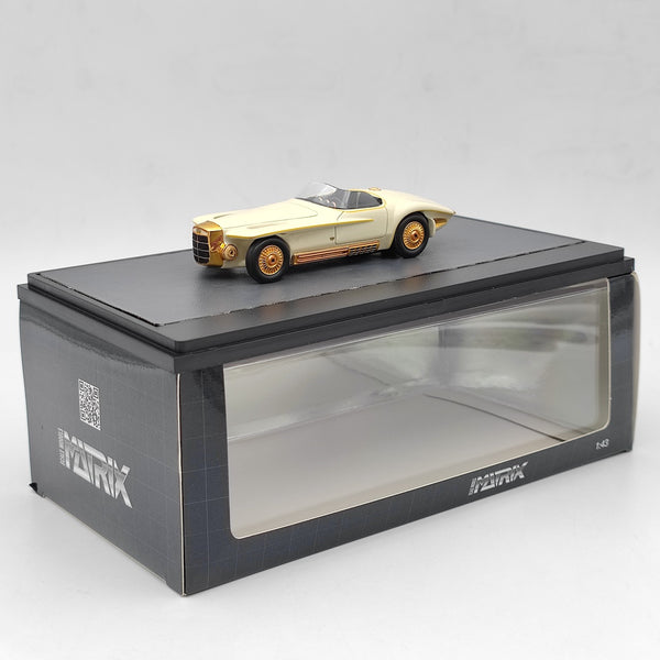 1/43 MATRIX-MODELS Mercer Cobra Exner 1965 White MX51303-011 Resin Toy Car Limited Gift