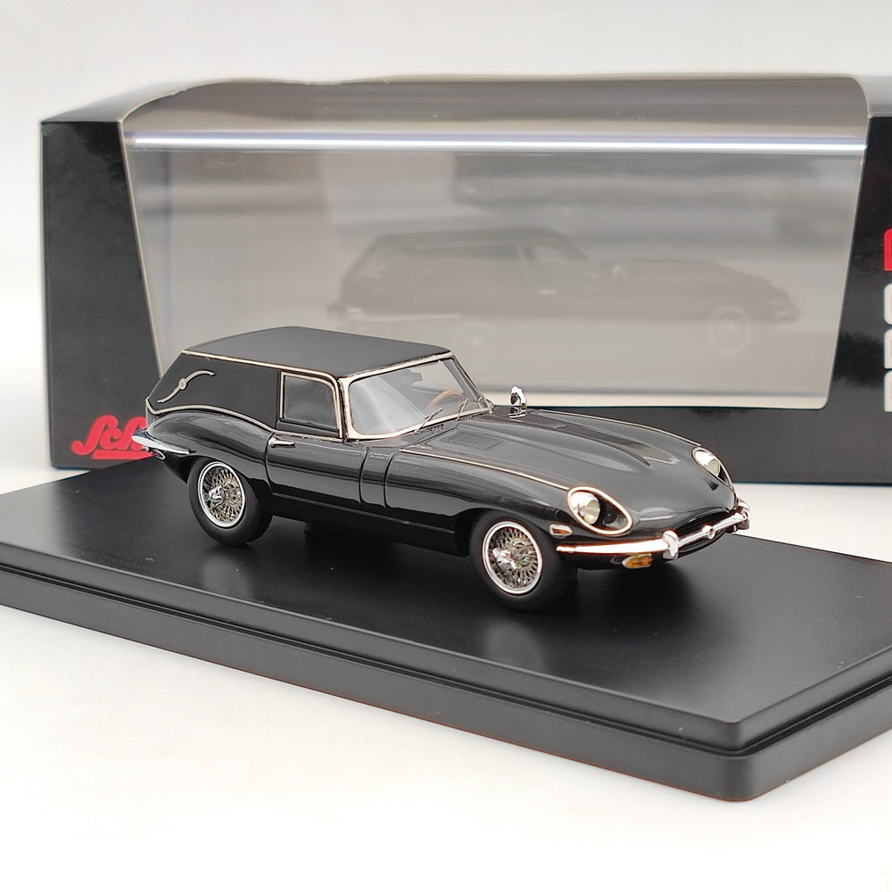 1/43 SCHUCO JAGUAR E-TYPE & VOLKSWAGEN T1 1961 FUNERAL CAR - black Resin Toy Car Model Gift