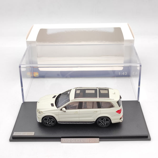 1/43 GLM Models Mercedes Benz AMG GI63 X 166 2013 #205202 White Resin Limited Collection