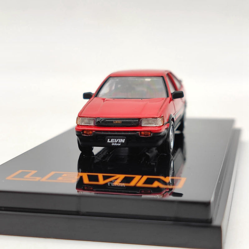 1/64 Hobby Japan TOYOTA COROLLA LEVIN AE86 3Door GT APEX 1983 Red HJ641037ARK Diecast Model Toys Car Limited Collection