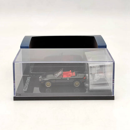 Hobby JAPAN 1:64 Mazda Eunos Roadster (NA6CE) S-Limited Black HJ641025DBK Diecast Model Car Collection Auto Toys
