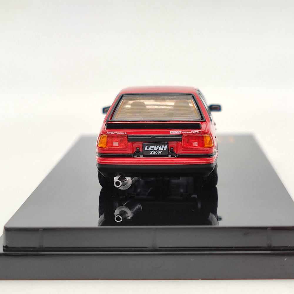 1/64 Hobby Japan TOYOTA COROLLA LEVIN AE86 2 Door TOM'S IGETA WHEEL HJ641035TRK Diecast Model Toys Car Limited Collection Gift