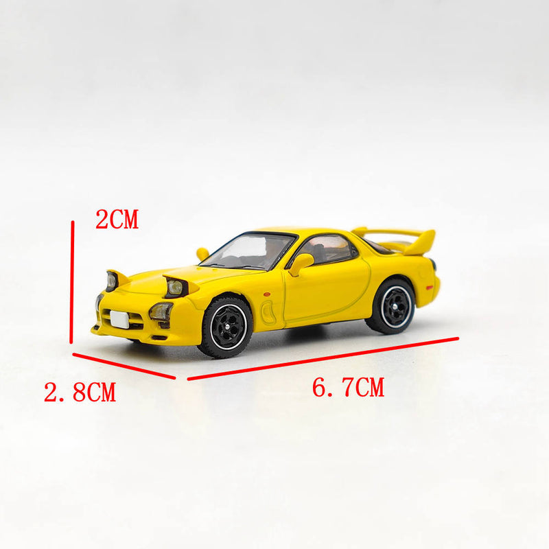 Hobby Japan 1:64 Mazda RX-7 FD3S Project D Keisuke Takahashi Diorama HJ643007AD Diecast Model Car Limited Collection