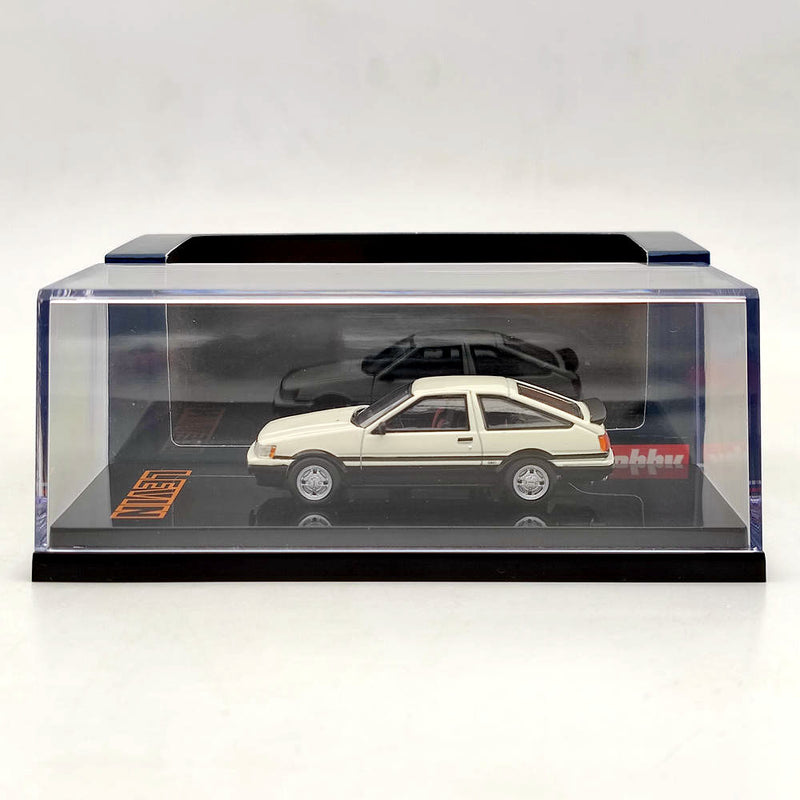 1/64 Hobby Japan TOYOTA COROLLA LEVIN AE86 3 Door GT APEX 1983 White HJ641037AWK Diecast Model Toys Car Limited Collection Gift