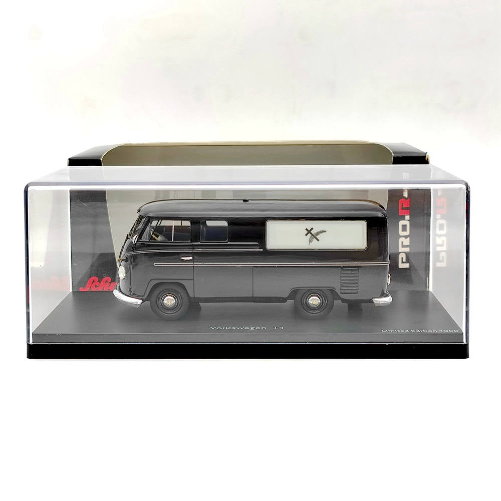 SCHUCO 1:43 VOLKSWAGEN T1 MINIBUS 1961 HEARSE FUNERAL TOY CAR CARRO FUNEBRE RESIN GIFT