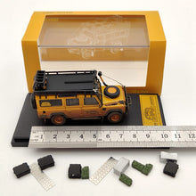 Master 1:64 Land Rover Defender 110 Camel Cup Petite roue Jouets moulés sous pression Modèles de voitures Cadeaux