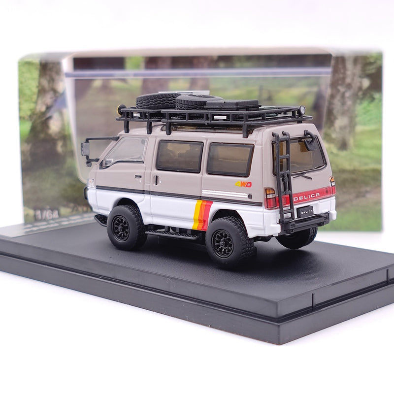 Autobots Models 1:64 Mitsubishi Delica 4X4 Star Wagon Van Diecast Toys Car Collection Limited Edition Gifts