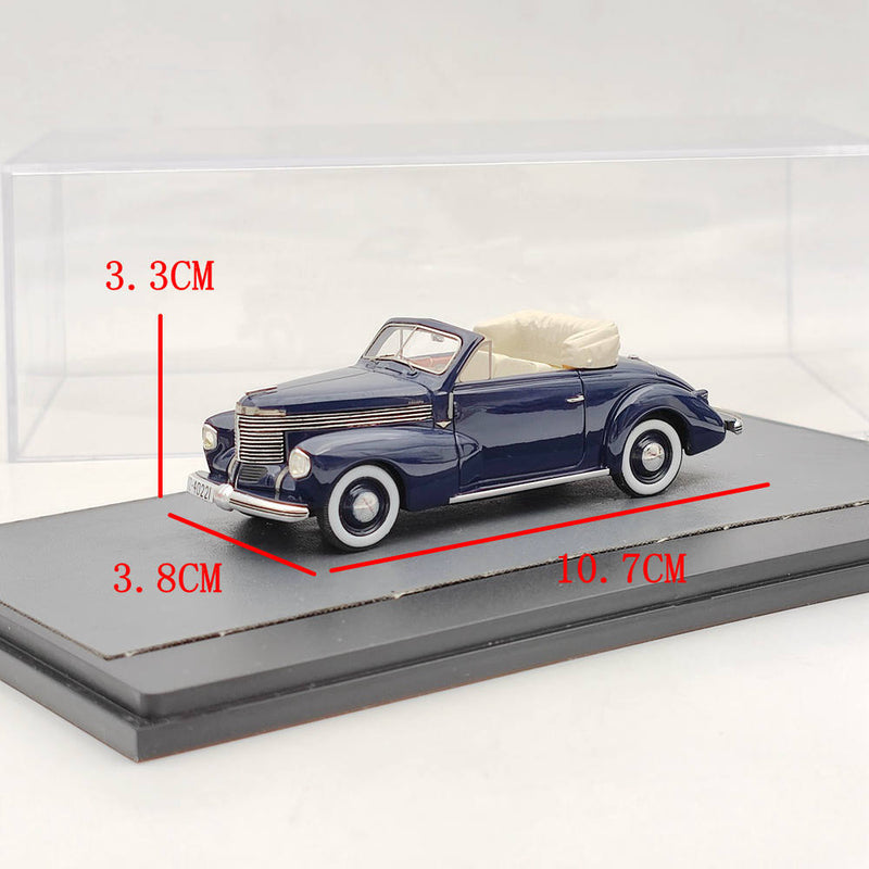 MATRIX-MODELS 1/43 1940 Opel Kapitan Hebmuller Cabriolet Blue MX41502-021 Resin Toy Car Gift