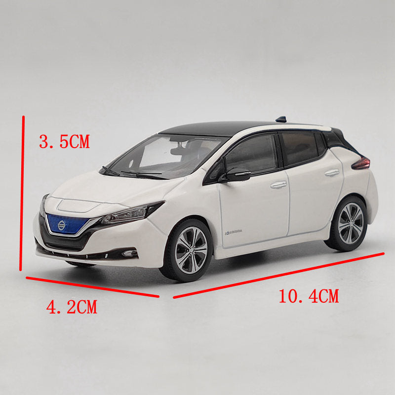 1:43 Nissan LEAF Zero Emission 2019 WHITE WITH BLACK ROOF Diecast Models Car