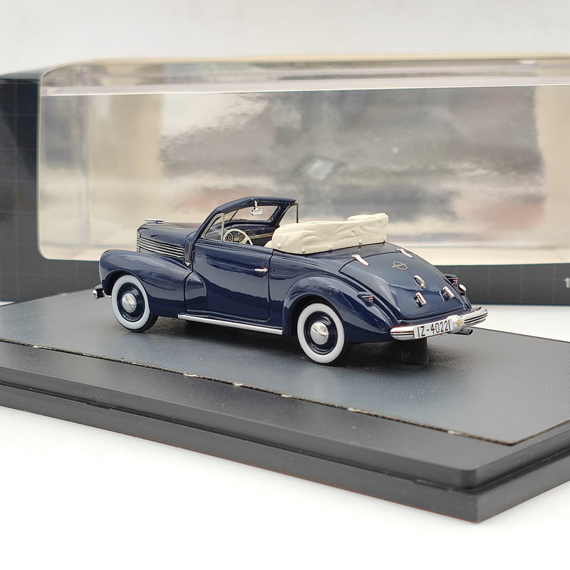 MATRIX-MODELS 1/43 1940 Opel Kapitan Hebmuller Cabriolet Blue MX41502-021 Resin Toy Car Gift