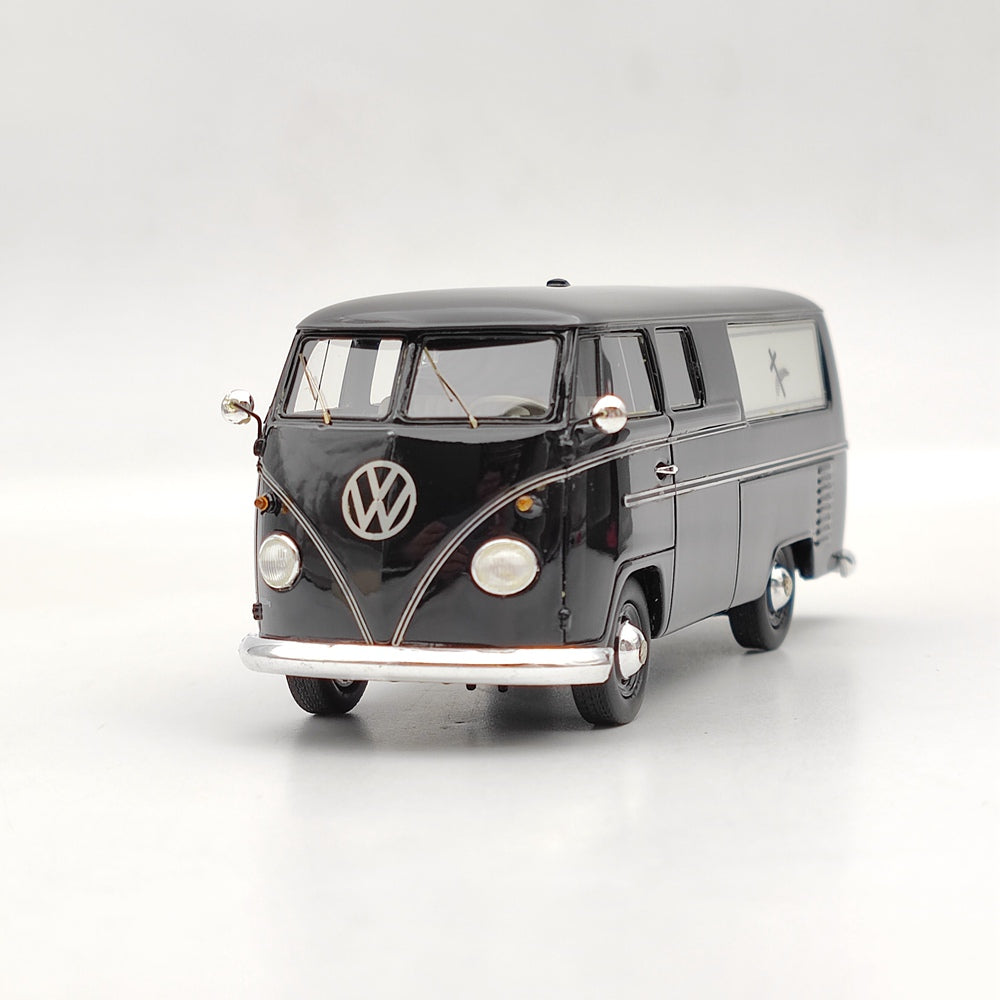 1/43 SCHUCO JAGUAR E-TYPE & VOLKSWAGEN T1 1961 FUNERAL CAR - black Resin Toy Car Model Gift