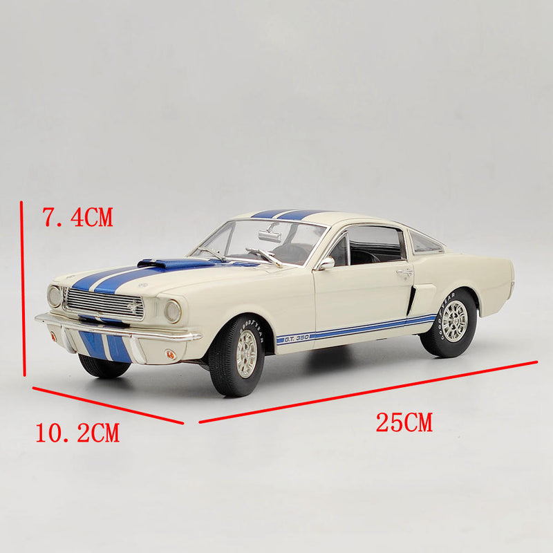 Cobra 1:18 1966 Ford Mustang Shelby GT 350 White DC35001 Diecast